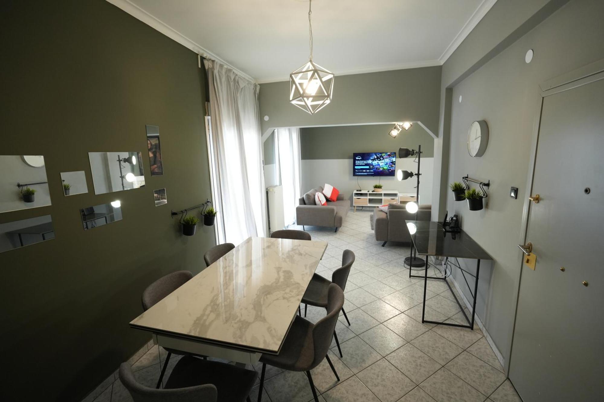 Modern Athenian Penthouse Atenas Exterior foto